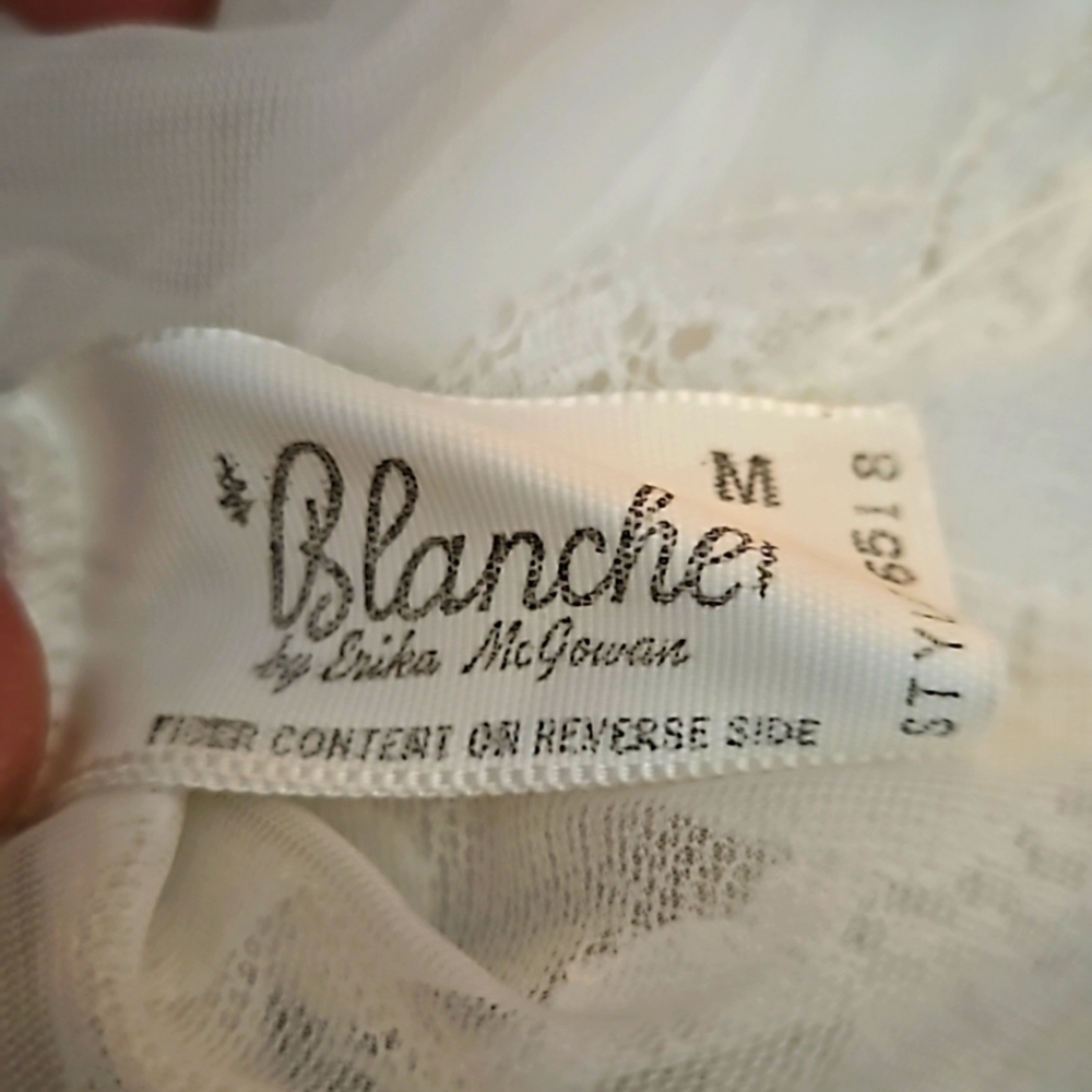 Vintage Blanche by Erika McGowan 1960s bridal nightgown dress - Picture 7 of 8